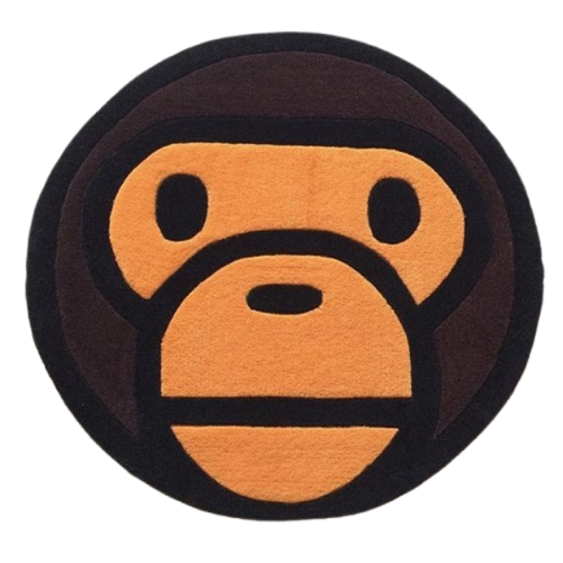 Designer rug replica – Bape style monkey head – CNFans agent bape